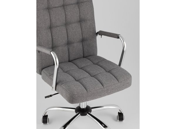 Кресло офисное TopChairs Comfo серый фото 8