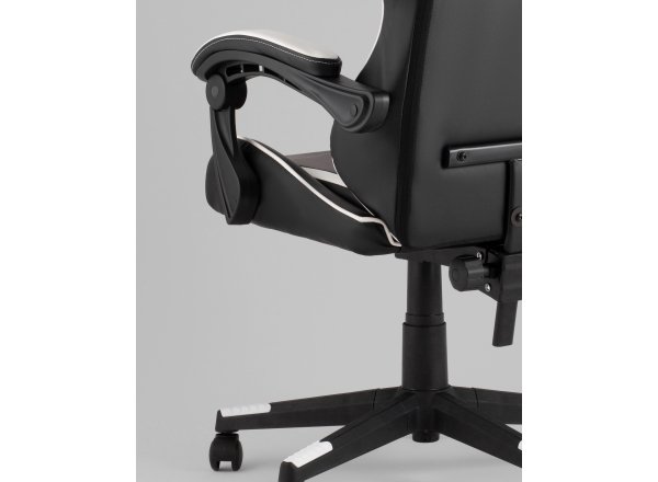 Кресло спортивное TopChairs Shadow черно-белый фото 18