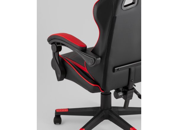 Кресло спортивное TopChairs Shadow черно-красный фото 15