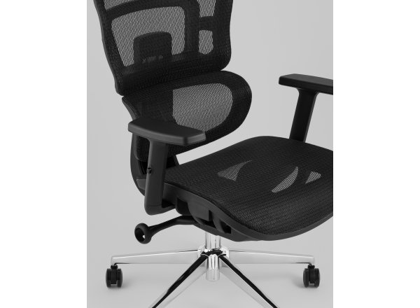Кресло офисное TopChairs Techno Professional черный фото 8
