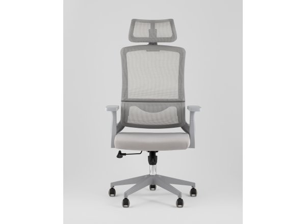 Кресло офисное TopChairs Vantage серый фото 8