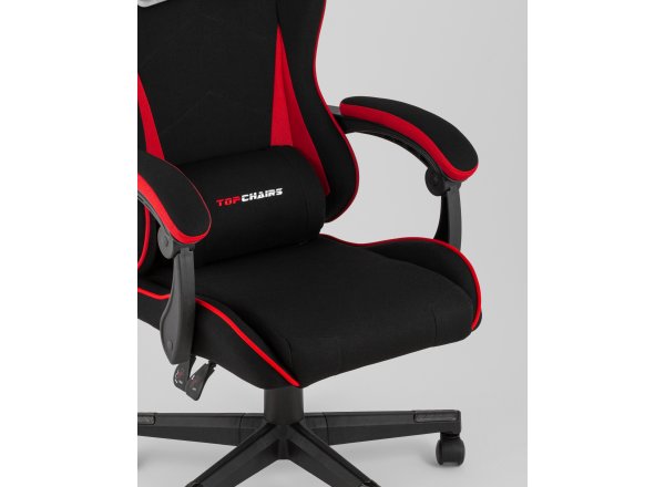 Кресло спортивное TopChairs Phantom черно-красный фото 3