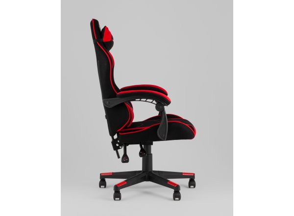 Кресло спортивное TopChairs Shadow ткань черно-красный фото 6