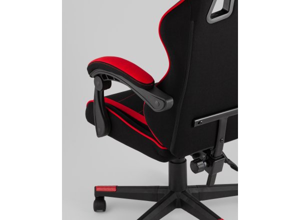 Кресло спортивное TopChairs Shadow ткань черно-красный фото 9