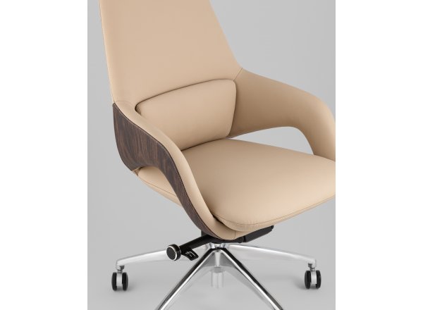 Кресло офисное TopChairs Reign бежевый фото 8