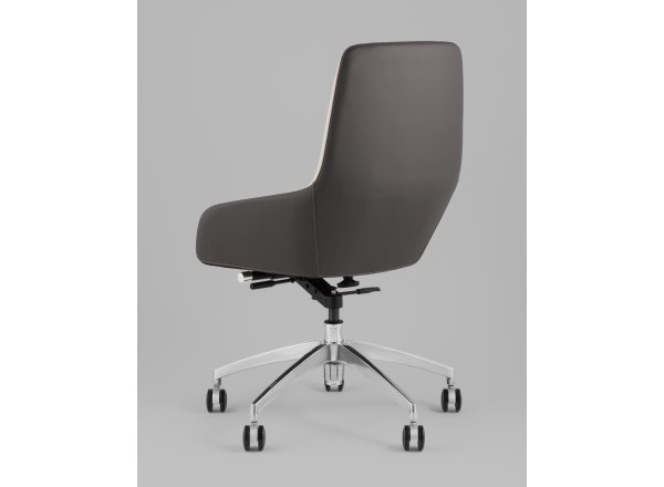 Кресло офисное TopChairs Soulo светло-серый, серый фото 6