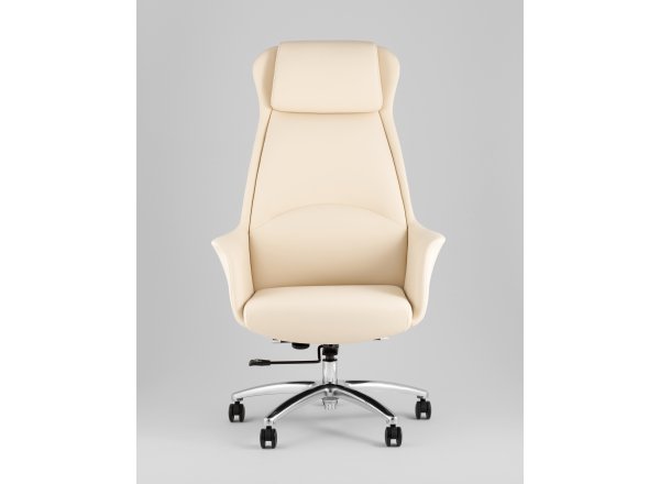 Кресло руководителя TopChairs Viking NEW бежевое фото 6