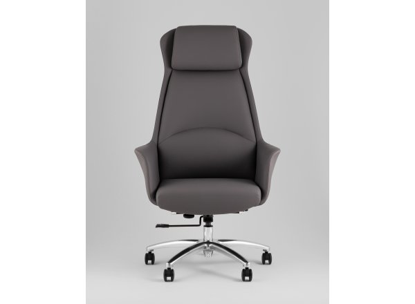 Кресло руководителя TopChairs Viking NEW серое