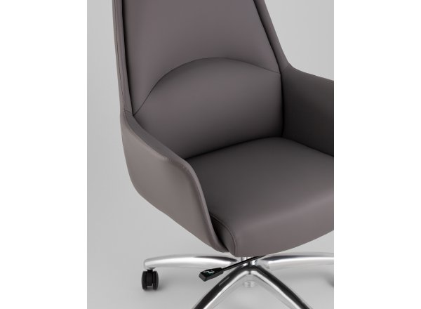 Кресло руководителя TopChairs Viking NEW серое фото 9