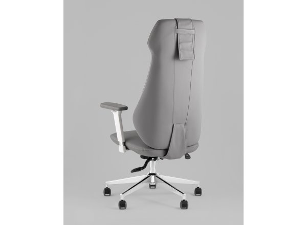 Кресло руководителя TopChairs Trophey серый фото 6