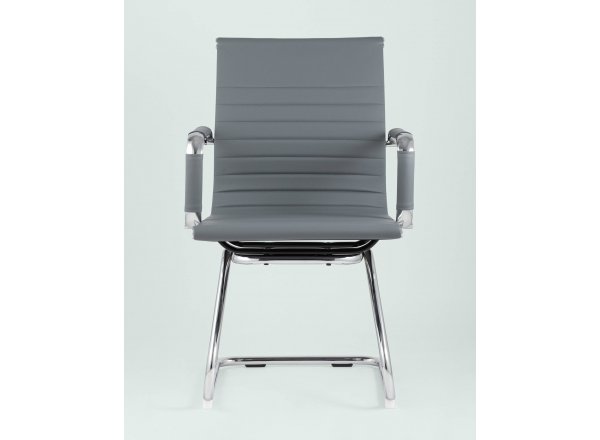 Кресло для посетителей TopChairs Visit серое 2 шт.