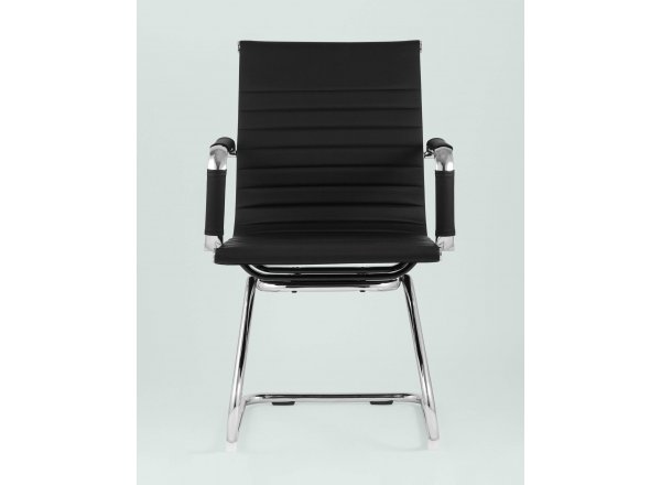 Кресло для посетителей TopChairs Visit черное 2 шт.