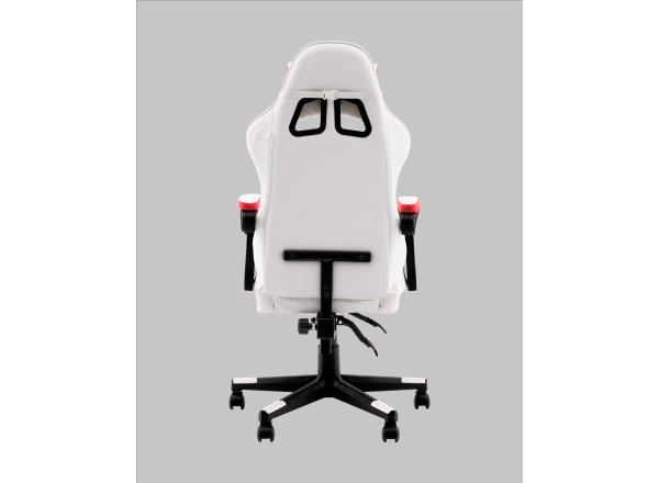 Кресло спортивное TopChairs Phantom бело-красный