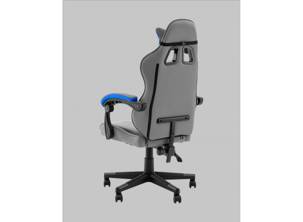 Кресло спортивное TopChairs Phantom серо-голубой фото 6