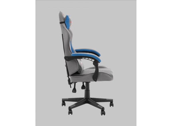 Кресло спортивное TopChairs Phantom серо-голубой