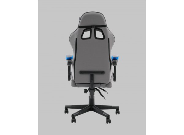 Кресло спортивное TopChairs Phantom серо-голубой