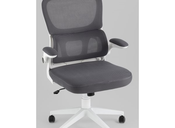 Кресло офисное TopChairs Airone Expert серый фото 8