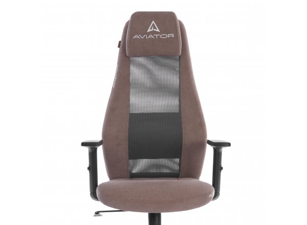 Кресло AVIATOR PLT metalBL ткань, светло - коричневый / серый, KUB 03/W-12 фото 7
