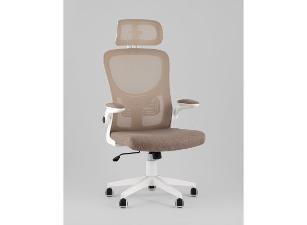 Кресло офисное TopChairs Airone бежевый ткань