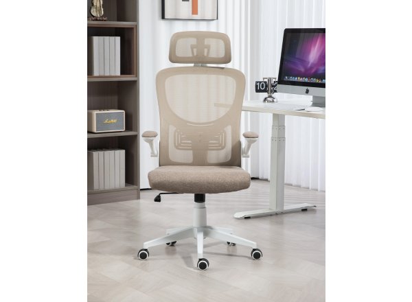 Кресло офисное TopChairs Airone бежевый ткань