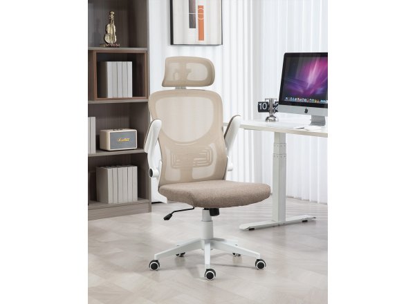 Кресло офисное TopChairs Airone бежевый ткань фото 6