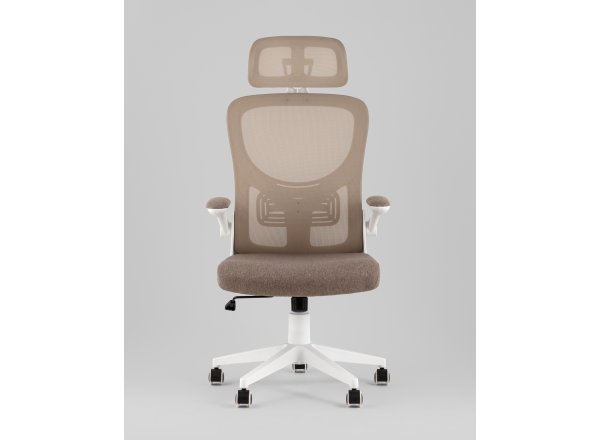 Кресло офисное TopChairs Airone бежевый ткань фото 7