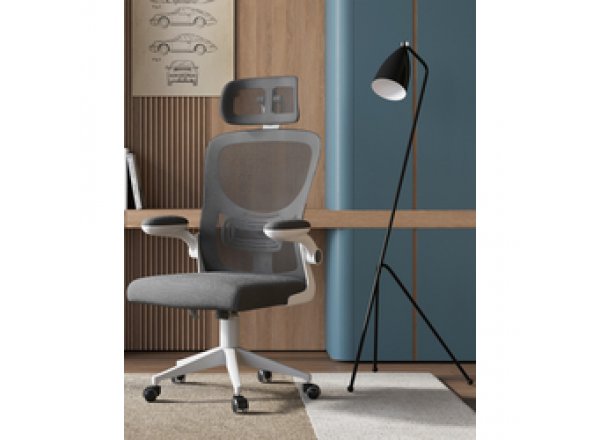 Кресло офисное TopChairs Airone серый ткань