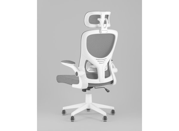 Кресло офисное TopChairs Airone серый ткань фото 10