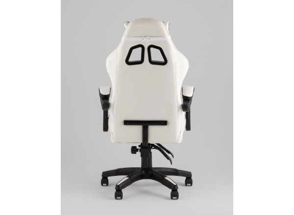 Кресло спортивное TopChairs Phantom бело-черный фото 14