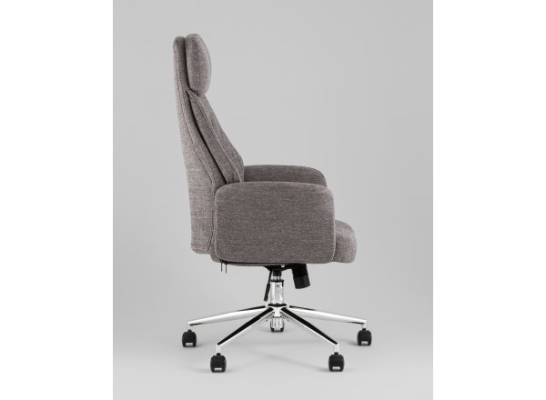 Кресло офисное TopChairs Neoma темно-серый ткань