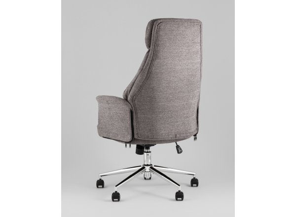 Кресло офисное TopChairs Neoma темно-серый ткань фото 6