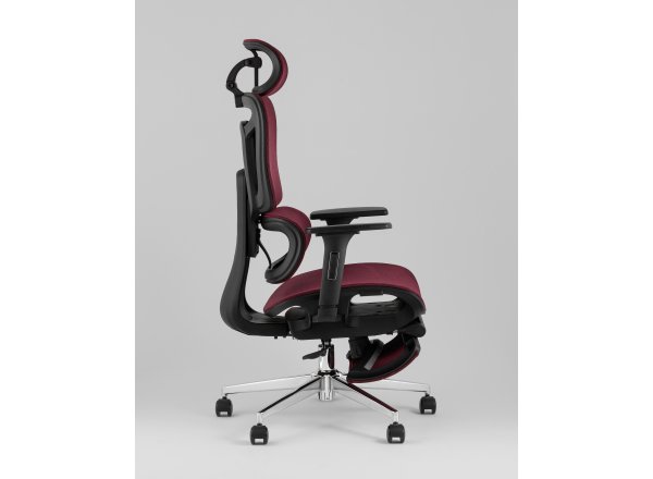 Кресло офисное TopChairs Nimbus бордовый фото 4