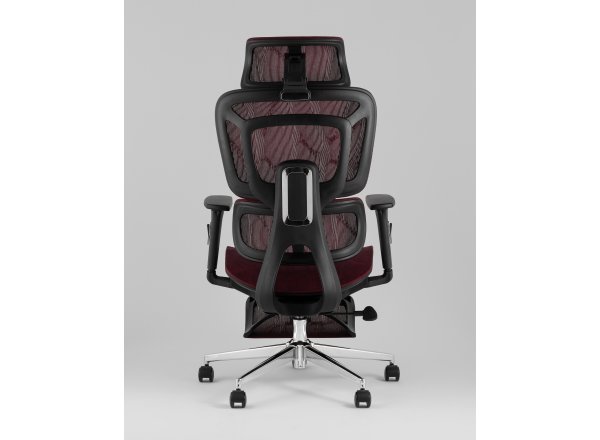 Кресло офисное TopChairs Nimbus бордовый фото 5