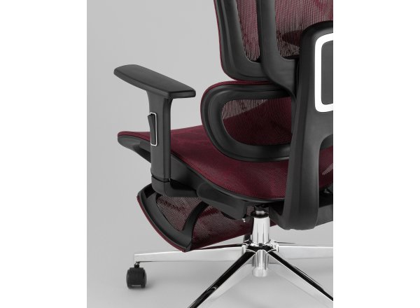 Кресло офисное TopChairs Nimbus бордовый фото 7