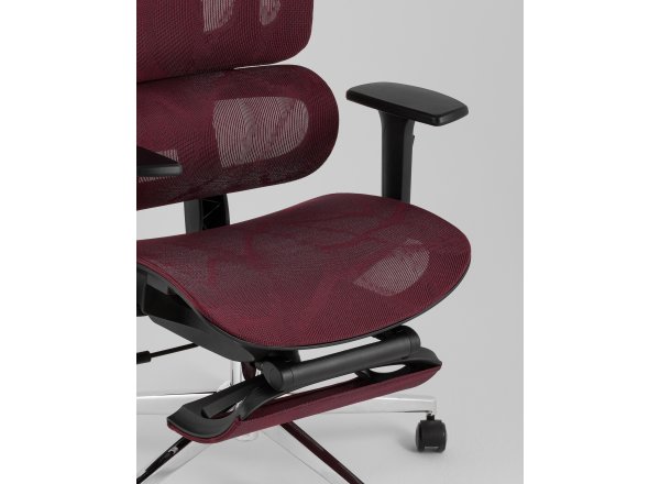 Кресло офисное TopChairs Nimbus бордовый фото 17