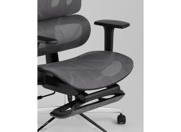 Кресло офисное TopChairs Nimbus серый фото 8