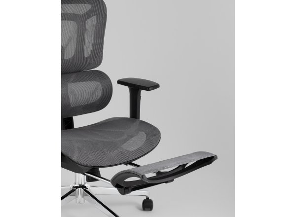 Кресло офисное TopChairs Nimbus серый фото 10