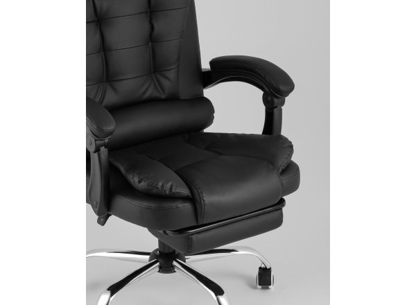 Кресло руководителя TopChairs President NEW черное фото 12