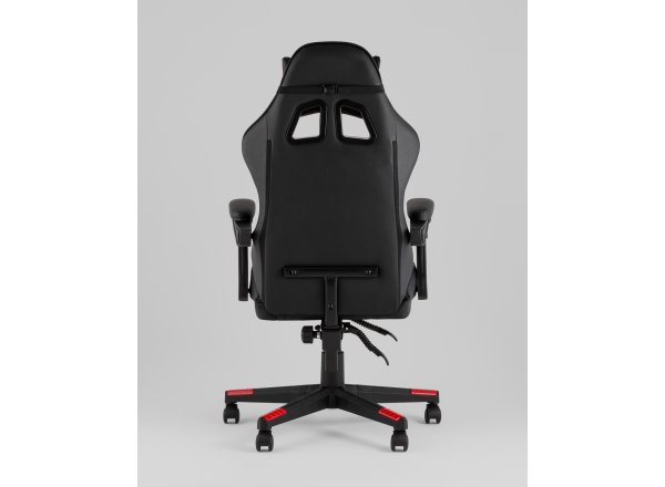 Кресло спортивное TopChairs Commander черно-красный фото 7