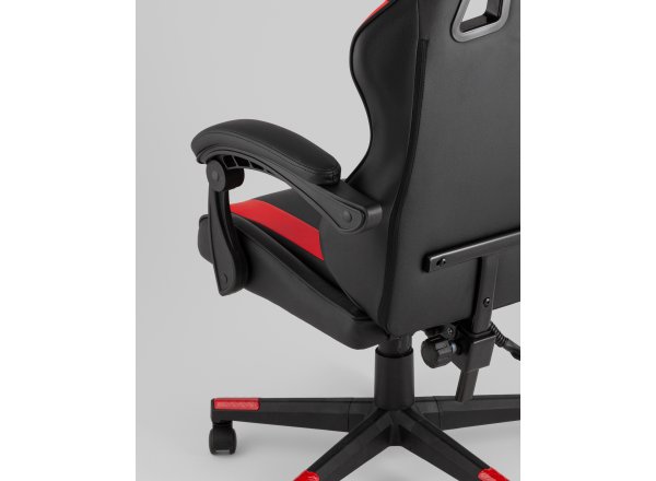 Кресло спортивное TopChairs Commander черно-красный фото 9