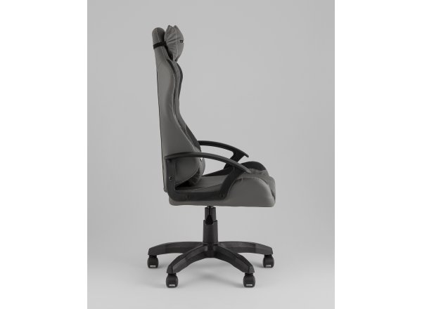 Кресло спортивное TopChairs Wyvern серо-черный фото 6