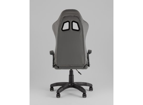 Кресло спортивное TopChairs Wyvern серо-черный фото 7