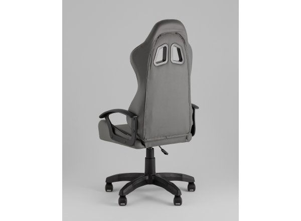 Кресло спортивное TopChairs Wyvern серо-черный фото 8