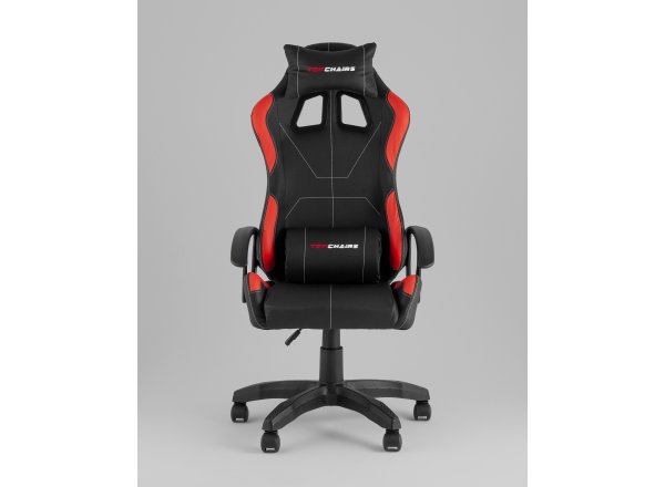 Кресло спортивное TopChairs Wyvern черно-красный