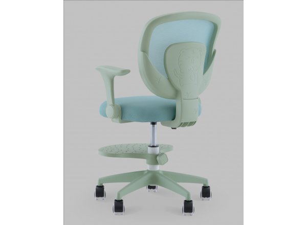 Кресло TopChairs Mila голубой фото 6