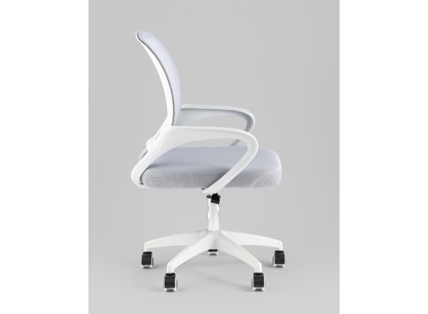 Кресло офисное TopChairs Simple SN серый пластик белый