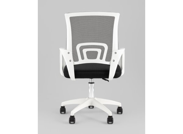 Кресло офисное TopChairs Simple SN черный пластик белый