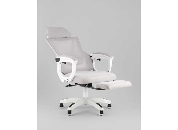 Кресло офисное TopChairs Vecto серый фото 7