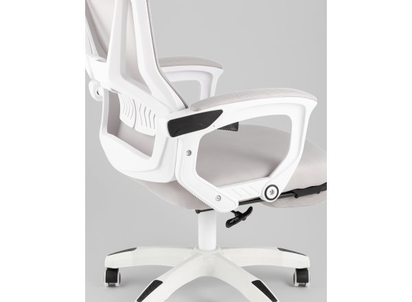 Кресло офисное TopChairs Vecto серый фото 9