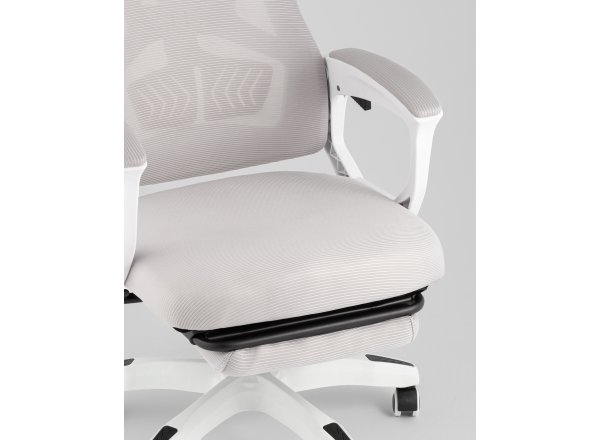 Кресло офисное TopChairs Vecto серый фото 10